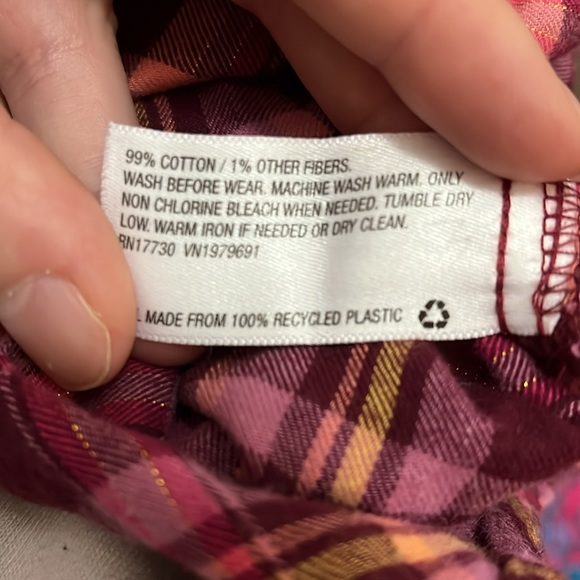 Cat & Jack plaid shirt - Picture 8 of 8